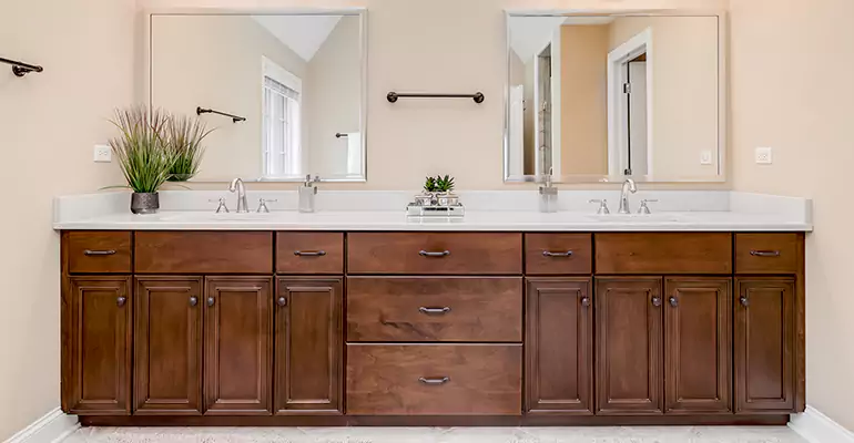 Bathroom Cabinet Renovation in Aurora